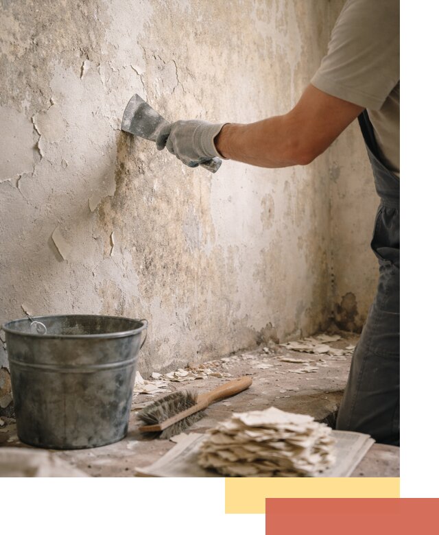 Удаление старой краски со стен в Горно-Алтайске качественно и быстро