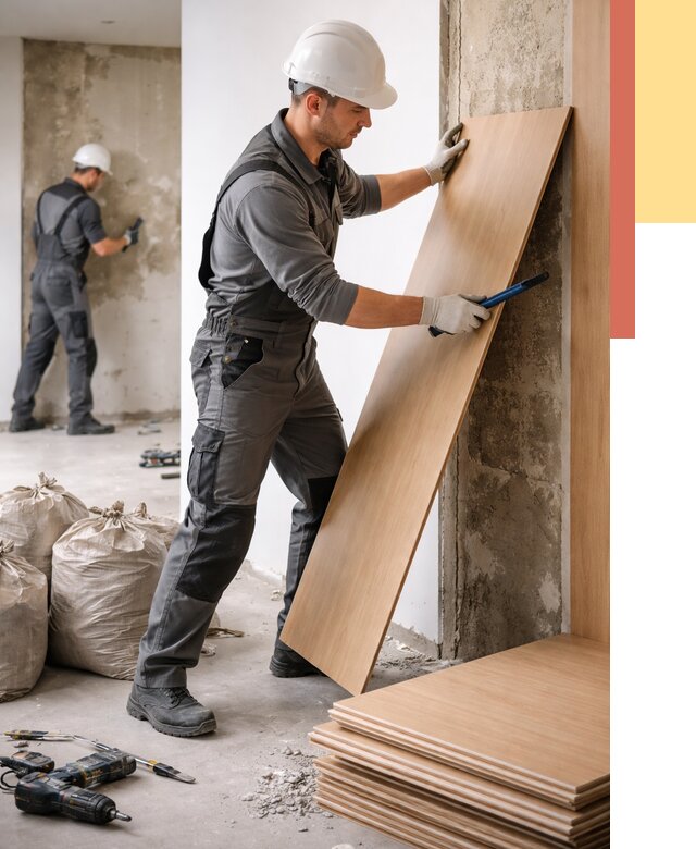 Демонтаж стеновых панелей в Горно-Алтайске от 3629 руб. за м² быстро и недорого | ОТДЕЛОЧНИК-Грн