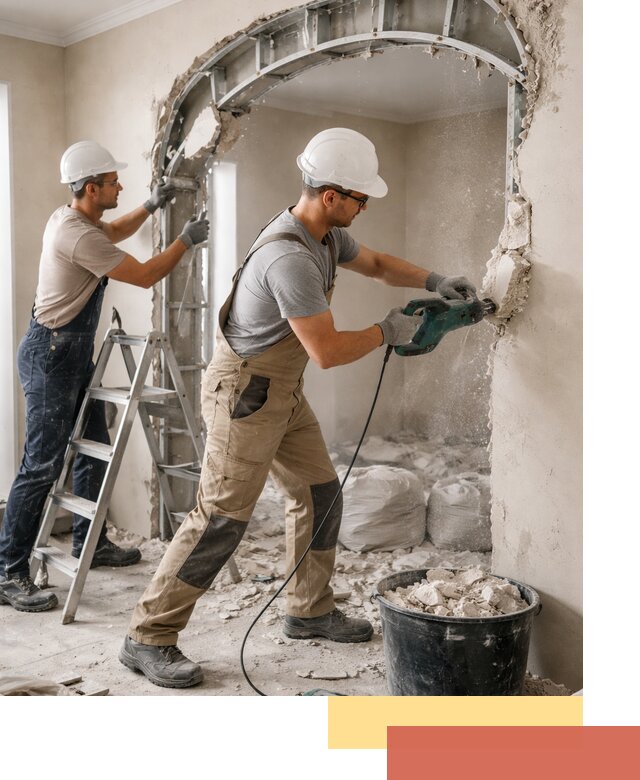 Демонтаж гипсокартонной арки в Горно-Алтайске быстро и аккуратно