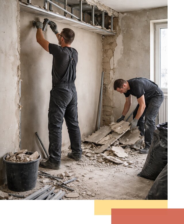 Демонтаж короба из гипсокартона в Горно-Алтайске быстро и аккуратно