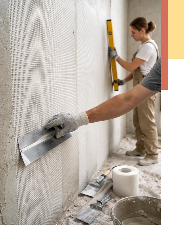 Армирование стен стеклосеткой в Горно-Алтайске от 3318 руб. под ключ | ОТДЕЛОЧНИК-Грн