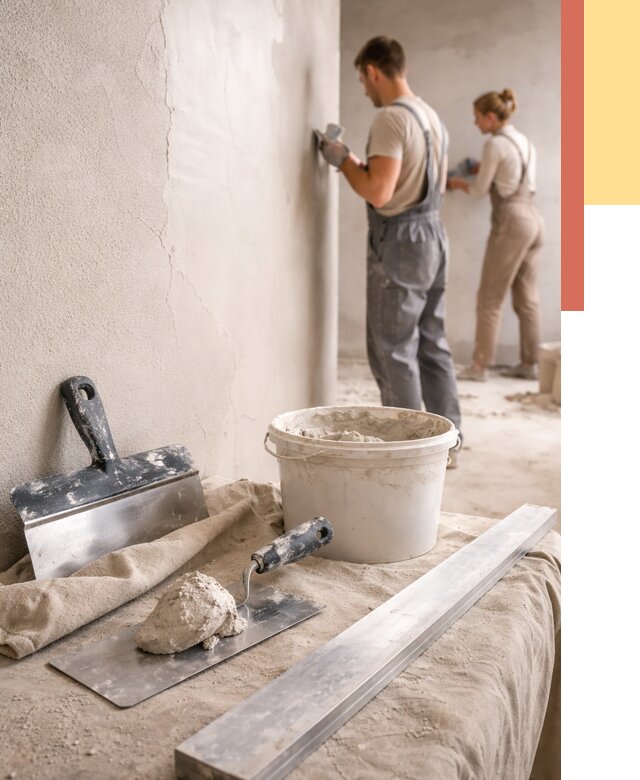 Штукатурка стен гипсовая в Горно-Алтайске от 4666 руб/м2 — быстро и недорого | ОТДЕЛОЧНИК-Грн