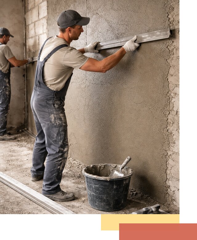 Штукатурка стен цементно-песчаная в Горно-Алтайске профессионально