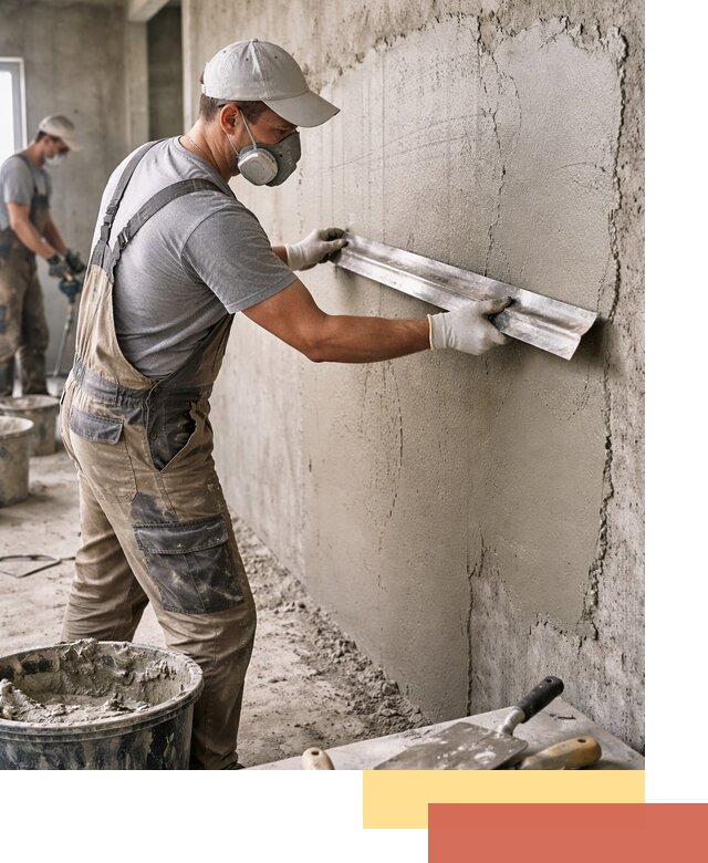 Штукатурка бетонных стен в Горно-Алтайске качественно и долговечно