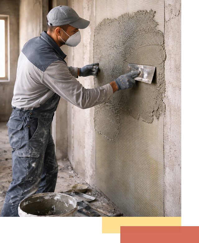 Штукатурка стен по сетке в Горно-Алтайске под ключ качественно и быстро