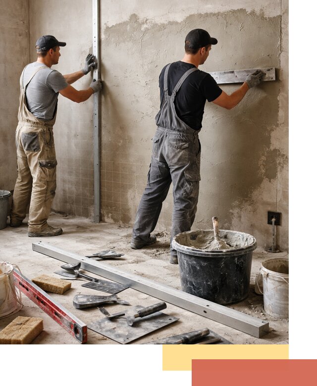 Профессиональная штукатурка стен под плитку в Горно-Алтайске
