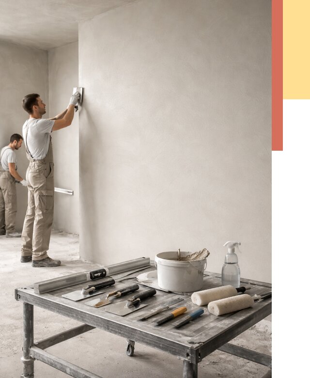 Штукатурка стен под покраску в Горно-Алтайске от 4666 руб./м² — качественно и недорого | ОТДЕЛОЧНИК-Грн