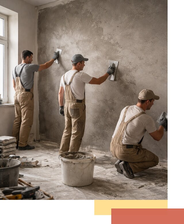 Декоративная штукатурка под бетон в Горно-Алтайске для стен и потолков