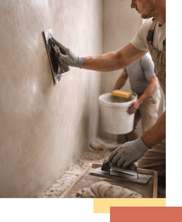 Нанесение марокканской штукатурки таделакт в Горно-Алтайске