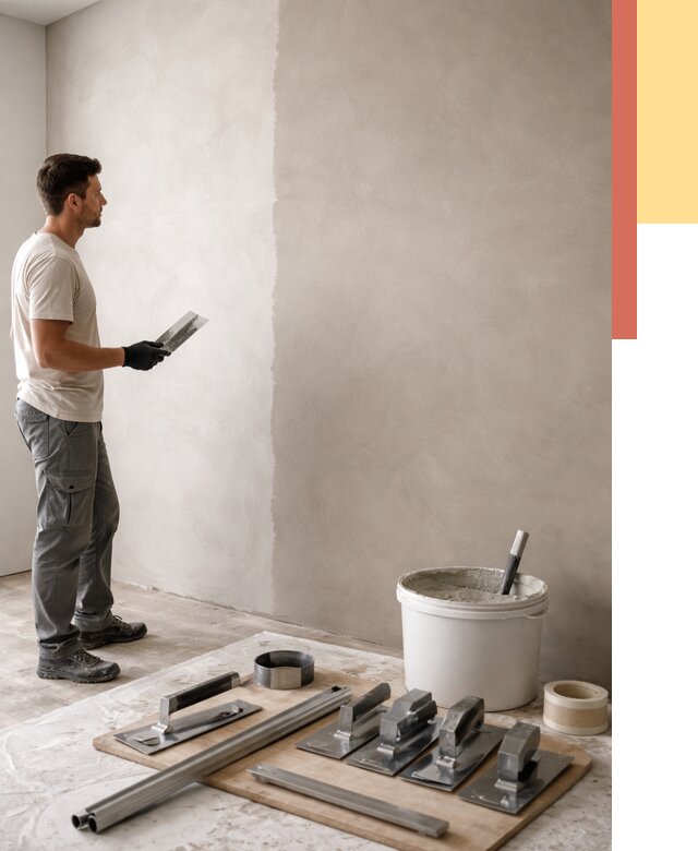 Нанесение микроцемента на стены в Горно-Алтайске от 3318 руб./м2 под ключ | ОТДЕЛОЧНИК-Грн