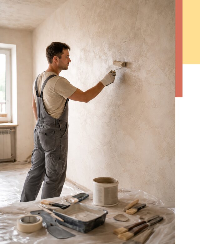 Нанесение лессирующей краски по декоративке в Горно-Алтайске от 1814 руб. | ОТДЕЛОЧНИК-Грн