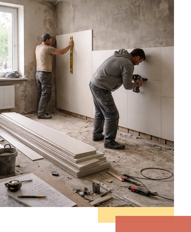 Монтаж ПВХ панелей на стены в Горно-Алтайске качественно и быстро