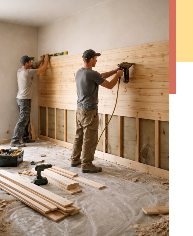 Монтаж деревянной вагонки на стены в Горно-Алтайске от 7776 руб. | Услуги монтажа вагонки | ОТДЕЛОЧНИК-Грн