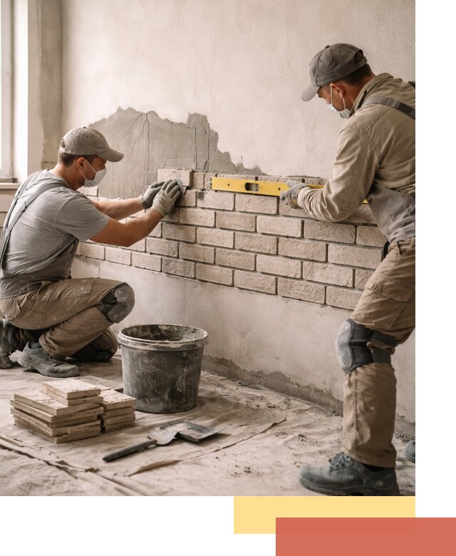 Монтаж декоративного кирпича профессионально в Горно-Алтайске