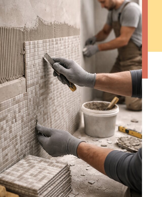 Облицовка стен мозаикой в Горно-Алтайске от 3318 руб/м2 — укладка мозаики на стены | ОТДЕЛОЧНИК-Грн