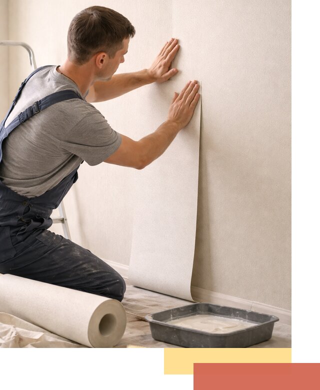 Поклейка флизелиновых обоев в Горно-Алтайске качественно и быстро