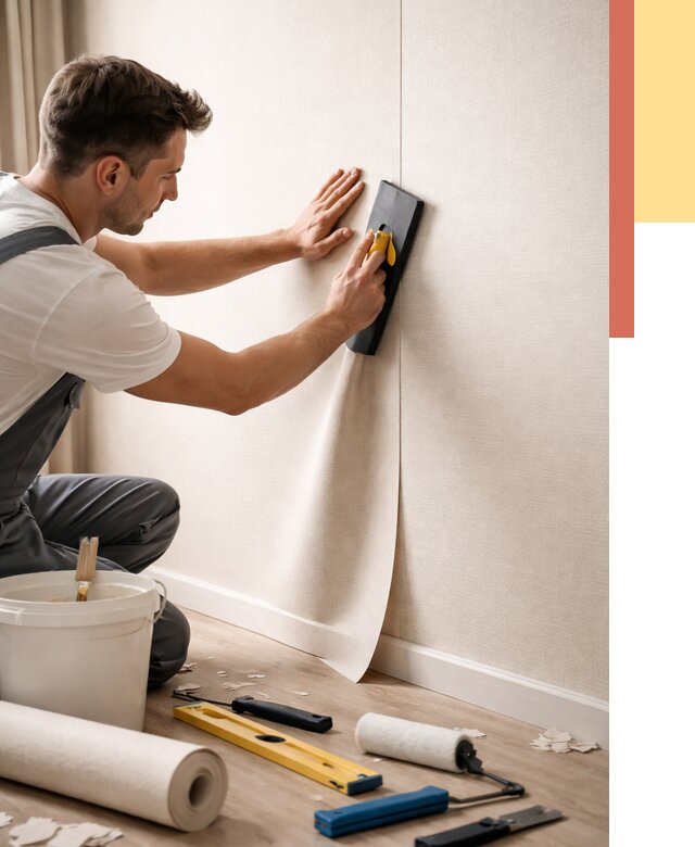 Поклейка виниловых обоев в Горно-Алтайске от 4666 руб. | Быстро и недорого — ОТДЕЛОЧНИК-Грн