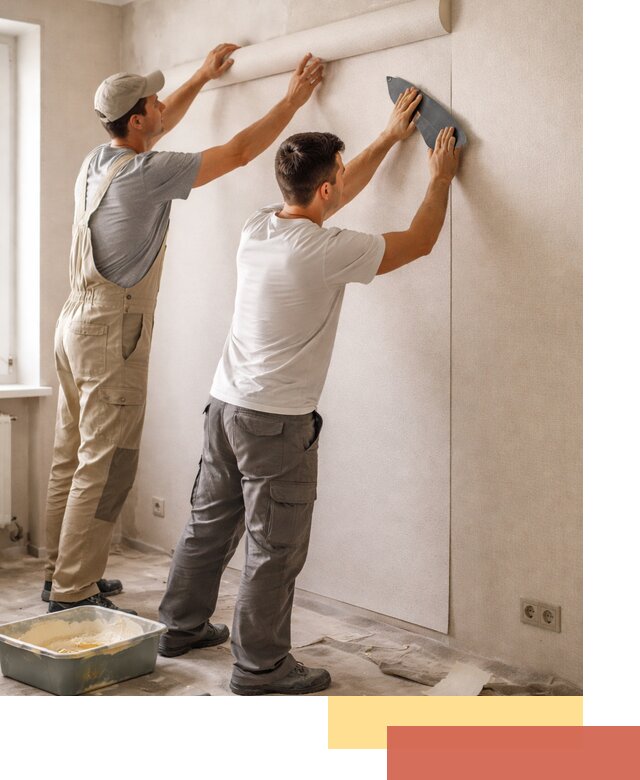 Поклейка виниловых обоев в Горно-Алтайске профессионально и качественно