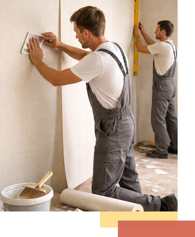 Поклейка бумажных обоев в Горно-Алтайске качественно и недорого