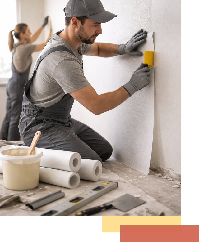 Поклейка стеклообоев профессионально в Горно-Алтайске