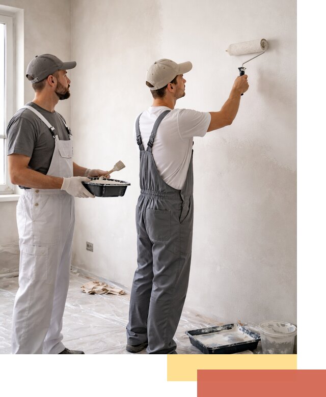 Покраска стен водоэмульсионной краской в Горно-Алтайске