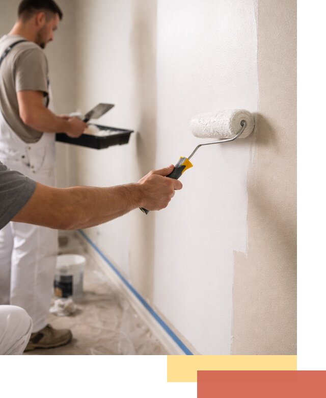 Покраска стен акриловой краской профессионально в Горно-Алтайске