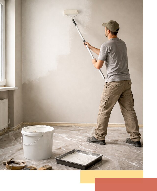 Покраска стен латексной краской в Горно-Алтайске качественно и быстро