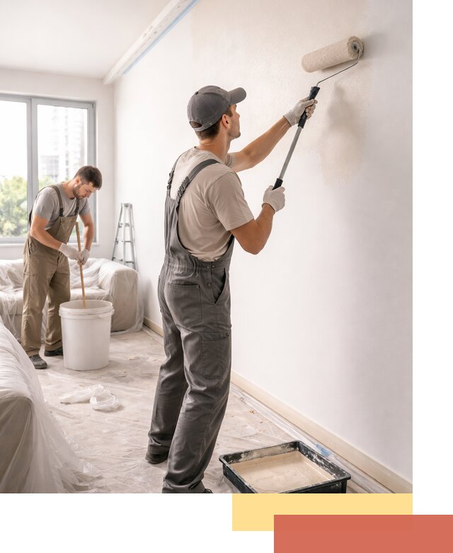 Покраска стен в офисе в Горно-Алтайске — быстрый и качественный ремонт