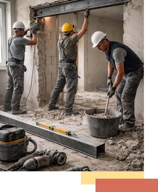 Создание проемов в стенах и несущих конструкциях в Горно-Алтайске