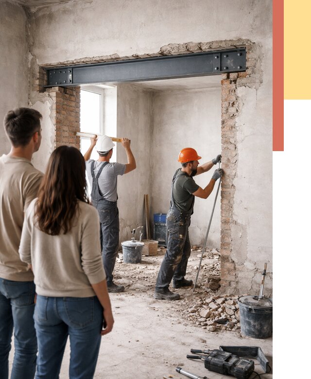 Усиление проема в стене в Горно-Алтайске от 9850 руб. — усиление дверного проема металлоконструкцией | ОТДЕЛОЧНИК-Грн