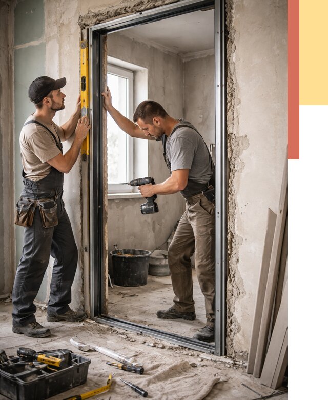 Закладка дверного проема в Горно-Алтайске от 3629 руб. — быстро и недорого | ОТДЕЛОЧНИК-Грн