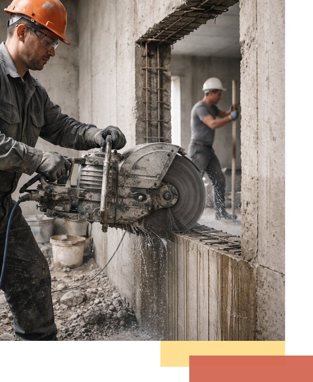 Алмазная резка проемов в Горно-Алтайске быстро и точно