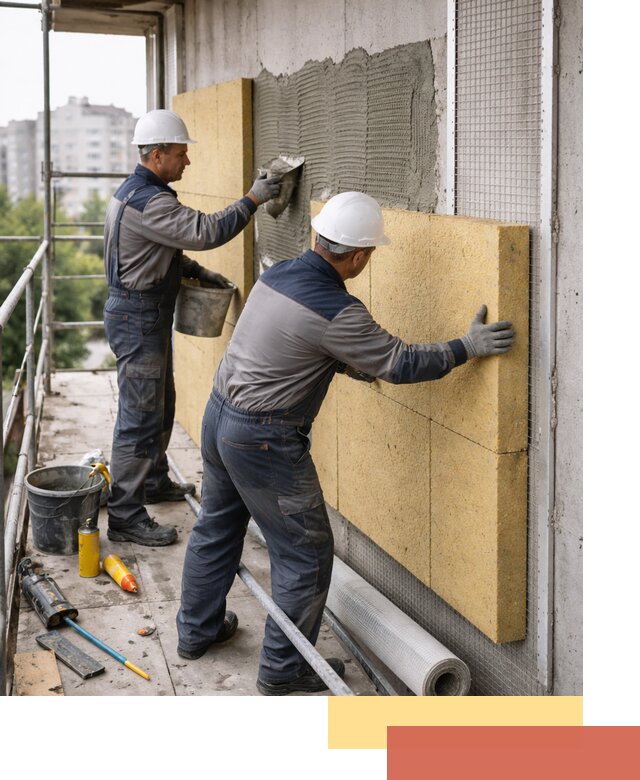 Утепление стен зданий и домов в Горно-Алтайске качественно и надежно
