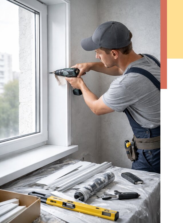 Установка пластиковых откосов в Горно-Алтайске от 2333 руб. | ОТДЕЛОЧНИК-Грн монтаж, быстро и недорого