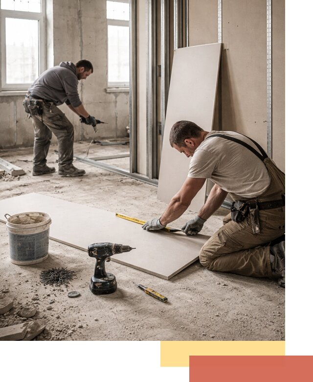 Кладка перегородок из ПГП под ключ в Горно-Алтайске