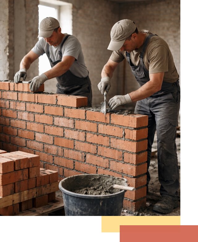 Кладка кирпичных перегородок под ключ в Горно-Алтайске