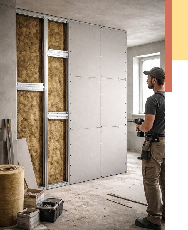 Усиленная перегородка под навеску в Горно-Алтайске от 13271 руб. — монтаж под ключ | ОТДЕЛОЧНИК-Грн