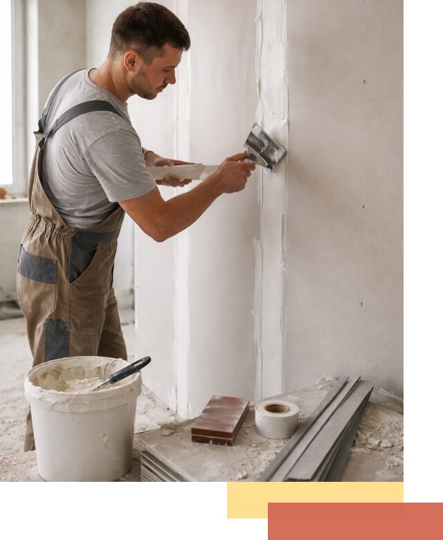 Шпаклевка перегородок из гипсокартона в Горно-Алтайске качественно и быстро