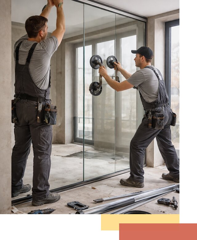 Цельностеклянные перегородки под ключ в Горно-Алтайске