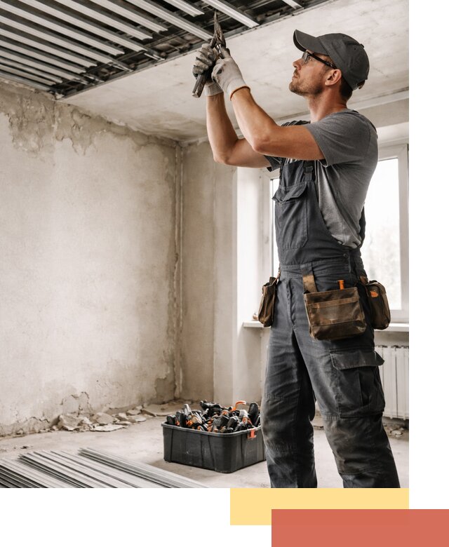 Демонтаж реечного потолка в Горно-Алтайске быстро и аккуратно