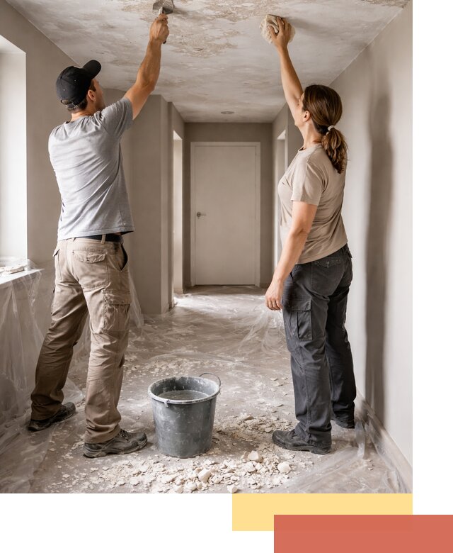 Удаление побелки с потолка в Горно-Алтайске — быстро и аккуратно