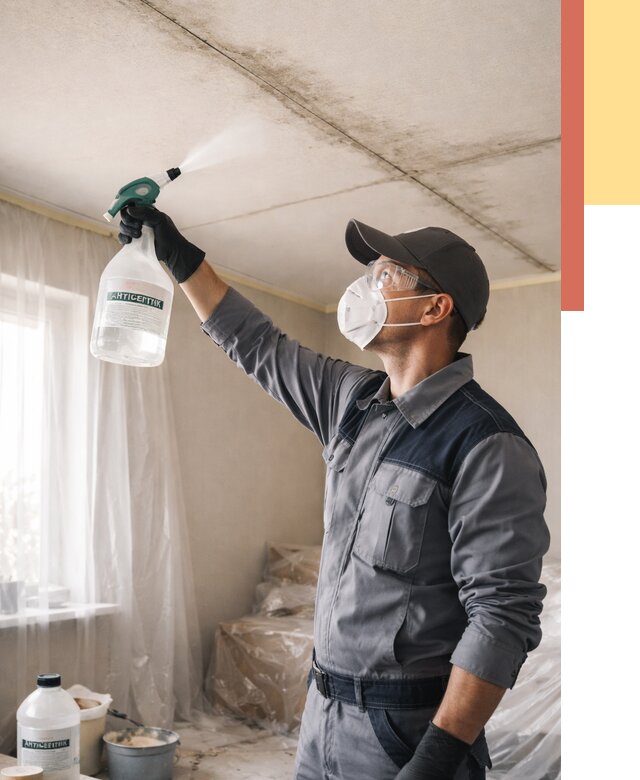 Антисептическая обработка потолка в Горно-Алтайске от 2592 руб. | ОТДЕЛОЧНИК-Грн