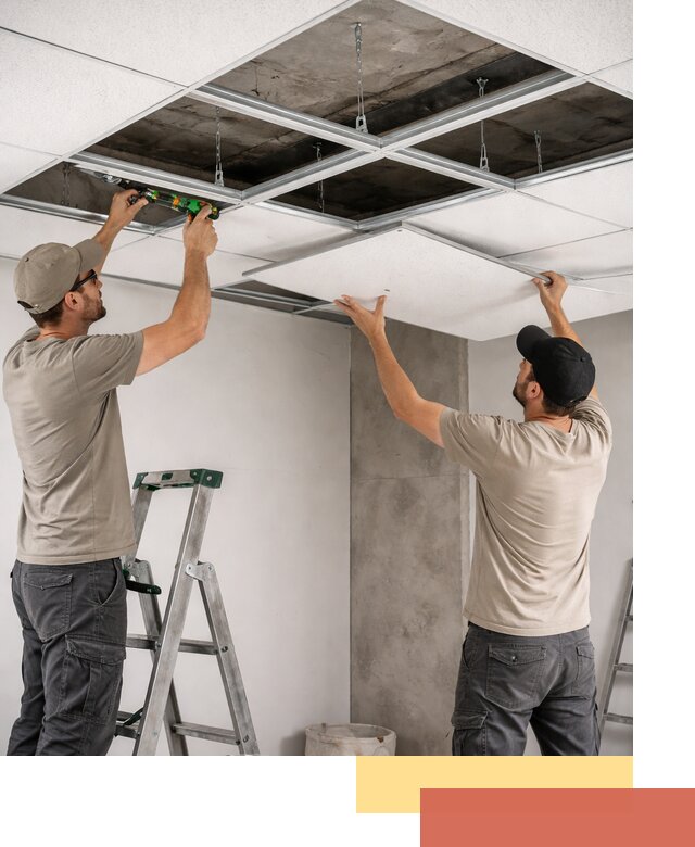 Монтаж потолка Армстронг под ключ в Горно-Алтайске