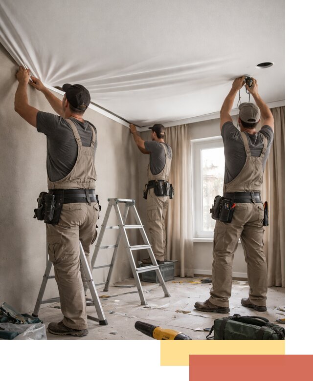 Монтаж матового натяжного потолка в Горно-Алтайске качественно и быстро