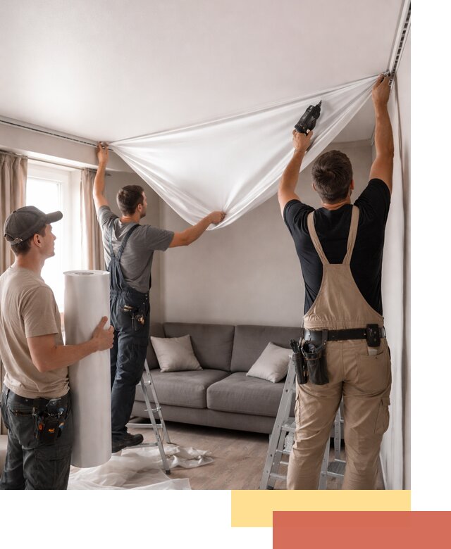 Монтаж сатинового натяжного потолка в Горно-Алтайске качественно и быстро