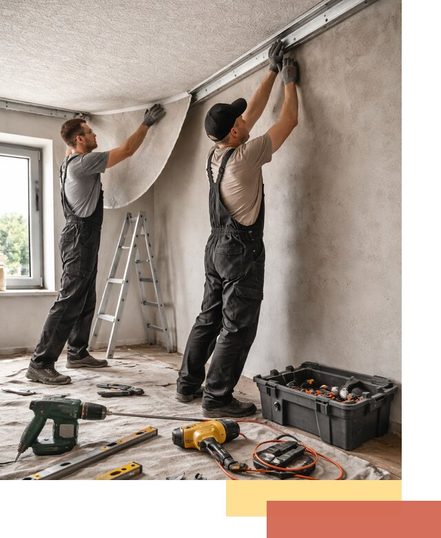 Монтаж фактурного натяжного потолка в Горно-Алтайске качественно и быстро