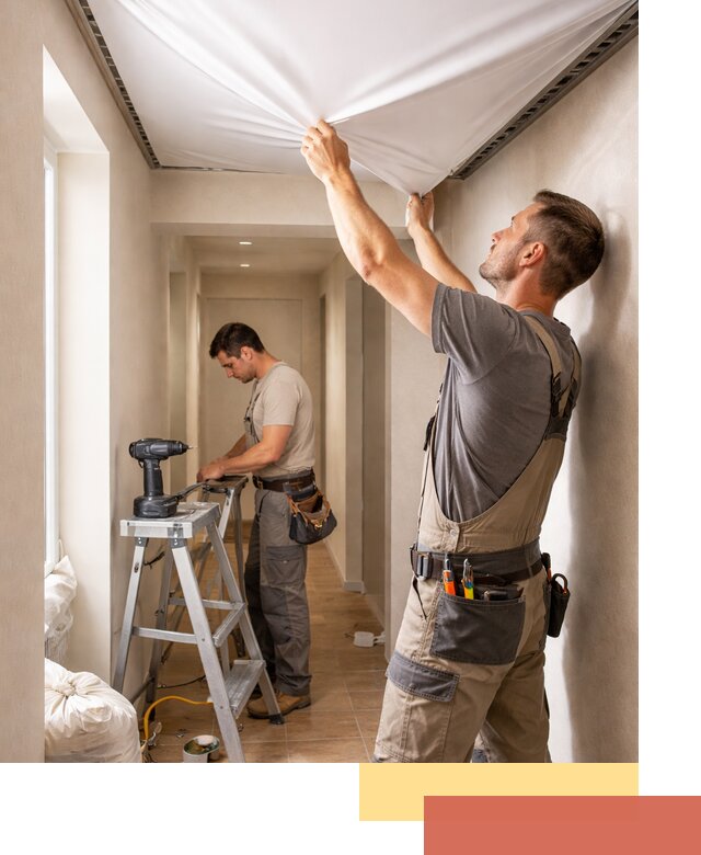 Монтаж натяжного потолка в прихожей в Горно-Алтайске