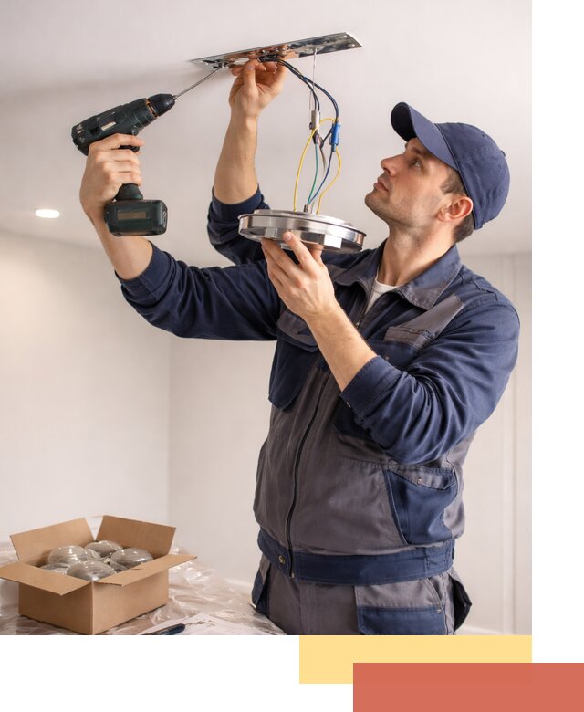 Установка люстры в натяжной потолок в Горно-Алтайске