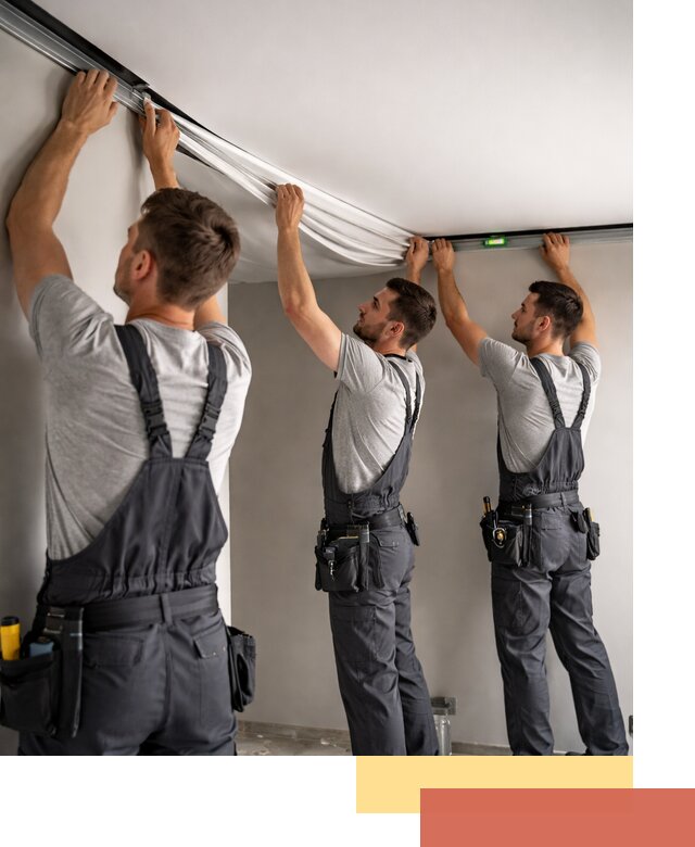 Теневые натяжные потолки в Горно-Алтайске: монтаж и отделка быстро и качественно