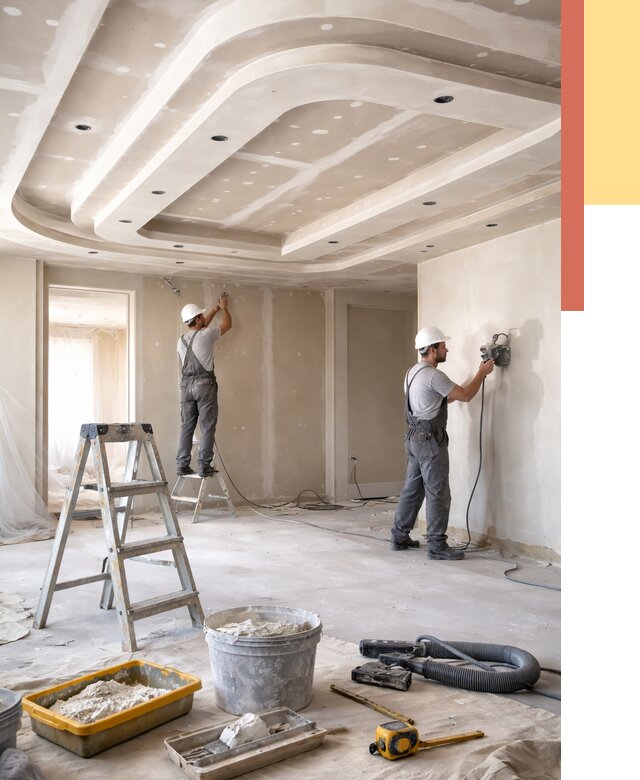 Многоуровневый потолок из гипсокартона в Горно-Алтайске от 778 руб. под ключ | ОТДЕЛОЧНИК-Грн